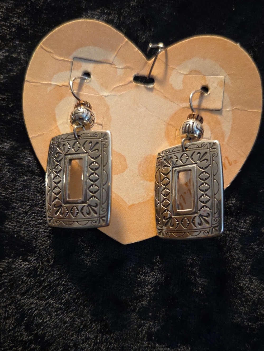 Brighton Copper Canyon  Collection Rectangular Drop Earrings